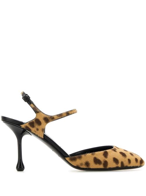 Pixie Jimmy Choo slingback in animalier pony skin JIMMY CHOO | PIXIE80LOPNATURAL